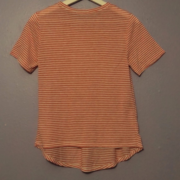striped t-shirt with rounded edge - Picture 2 of 2